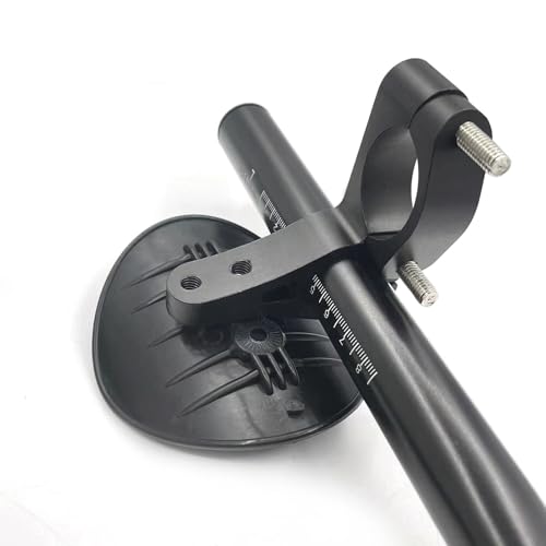 Triathlon Fahrradlenker Schwarz, TT-Lenker, Lenker Aero Bars, Aluminiumlegierung, Lenkeraufsatz Triathlon Lenker Verstellbare Fahrradstütze Lenker für Rennräder Mountainbike
