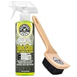 Chemical Guys Sprayable Citrus Fabric Clean Carpet & Upholstery Cleaner (Car Carpets, Seats & Floor Mats), 16 fl oz, Citrus Scent + Induro 7 Heavy Duty Nifty Interior Brush - HOL463