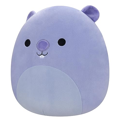 Image of Squishmallows Original 12-Inch Javari Lavender Groundhog - Medium-Sized Ultrasoft Official Jazwares Plush