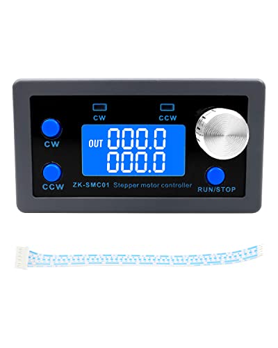 Emiho Stepper Motor Controller Dc 5-30V Fit For Nema17/23 Motor, 1/128 Micro-Step Resolution Forward Reverse Delay Time Angle Speed Adjustable Stepper Motor Control Module With Hd Display #TOP7