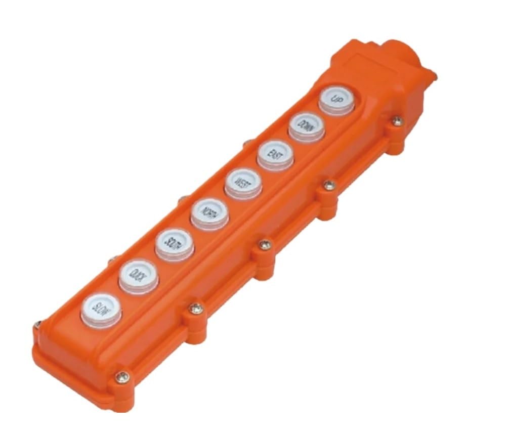 Hoist Crane Pendant 8 Kinds of Directions Waterproof COB-64 Pushbutton Swtich AC250/500V