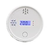 YZIF Der Kohlenmonoxid-Monitor, tragbarer Kohlenmonoxid-Alarm für den Haushalt, entspricht EN50291
