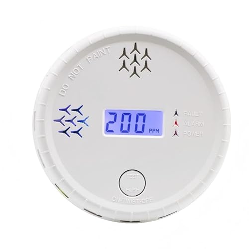 YZIF Der Kohlenmonoxid-Monitor, tragbarer Kohlenmonoxid-Alarm für den Haushalt, entspricht EN50291