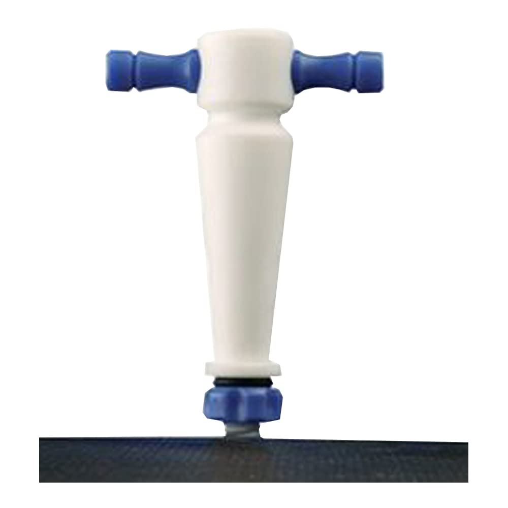 S211444 Synthware Stopcock, Double Oblique, PTFE, Bore 4mm, Plug Size 14.4/44