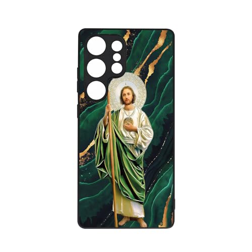 qizjio San Judas Phone Case Shockproof Protective for Samsung Galaxy S25 Ultra