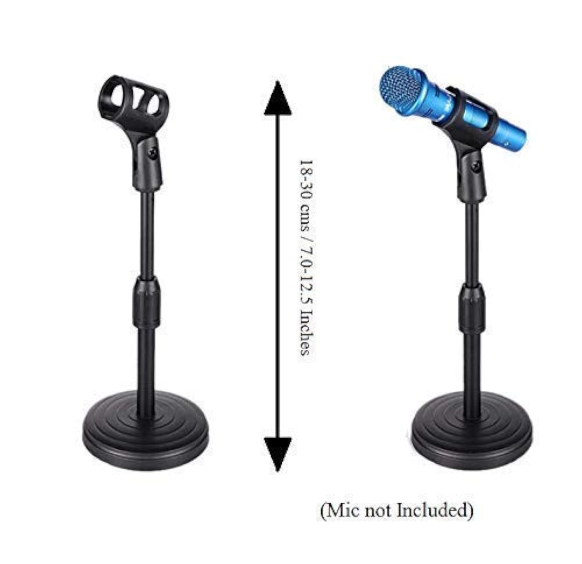 Tabletop Microphone Stand with Clip
