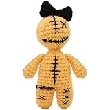 AZIDWERYQ Poupées vaudou Mignon drôle Crochet Halloween poupée 3.5x1.6x5.1 Pouces Crochet Peluche poupée vaudou