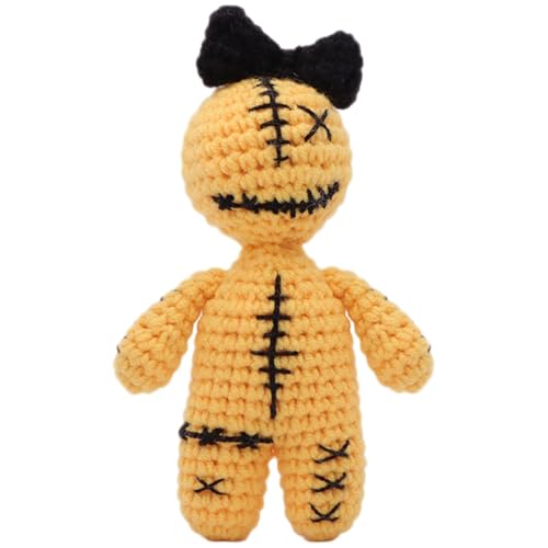 AZIDWERYQ - AZIDWERYQ Poupées vaudou Mignon drôle Crochet Halloween poupée 3.5x1.6x5.1 Pouces Crochet Peluche poupée vaudou