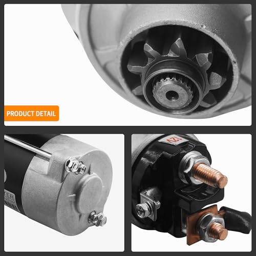 Ovabeyna Starter 18398 Compatível com Minicarregadeira Thomas 225 245 T245, Gerador Kubota SQ3350SW