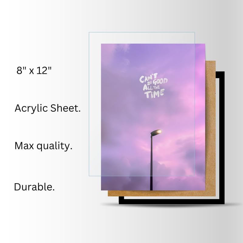 Image of Wall Framed Posters | 8x12 inch size | Motivational Quotes Posters |Inspirational inchCan't Be Good All The Time inch Motivational Photo Frame - Wall or Desk Decor for Home, Office, or Study