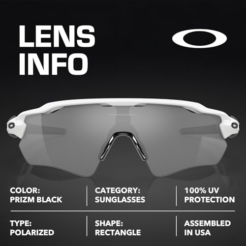 Image of Oakley RADAR EV PATH OO9208 Shield Shape Sunglasses With Official Eyewear Kit
