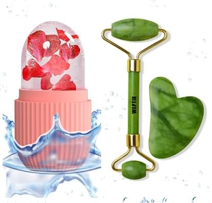 WEPTIX Facial Massager Jade Roller & Gua Sha Tool 100% Natural Himalayan Stone for Face Neck Healing Skin Wrinkles & Face Eye Neck Foot Manual Massage For Women (B0C1KCJP1Y) Amazon Price History, Amazon Price Tracker