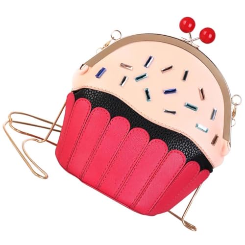 Sac épaule gâteau glace rouge léger pour ranger vos essentiels avec confort