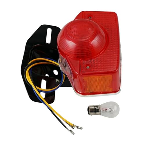 Luz trasera de freno para motocicleta Honda CT70 y CT90 con bombilla completa 4