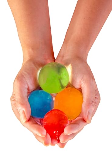 INPIAX Verpakking met 300 reuzengelkralen, grote XL-ballen, verschillende kleuren voor huisdecoratie, plantenbescherming, knutselwerk, enz. Verhoog de grootte in het water, biologisch afbreekbaar