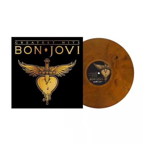 Bon Jovi Greatest Hits Limited Edition Tiger Eye Color Vinyl Lp