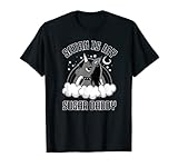 Satan Is My Sugar Daddy Sarcasm Saying Irony Funny Unicorn T-Shirt