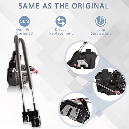 Image of Rear Right Door Lock Actuator Assembly Compatible for 2014-2018 Kia Forte Door Latch Actuator, Replace# 81420-A7011 81420A7011