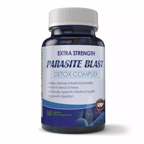 Parasite-Blast Cleanse Detox: 60 Capsules for Rapid Body Boost an...