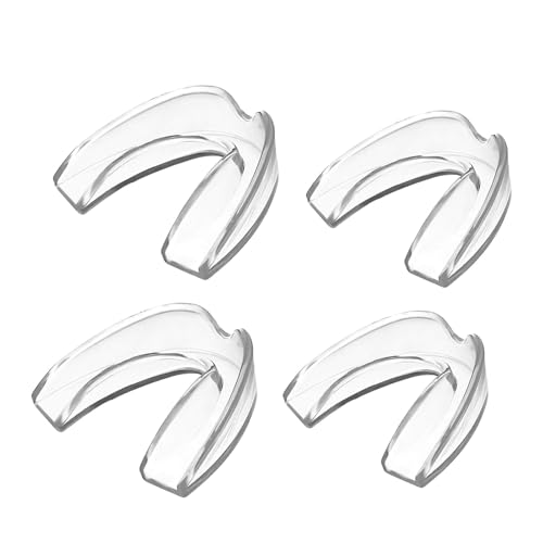 4 Piezas Kit de Protección Dental,Ferulas de Descarga para Bruxismo,Protector Bucal para Dormir,Prevenir el Bruxismo Y Ronca