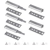 Breites Anwendungsspektrum der Schranktür Dämpfer: Push open Türöffner ist für alle Arten von Schränk, Garderoben, Sideboards, Schubladen, Türen usw. geeignet. Dieser Schiebetüröffner macht andere Griffe und Knöpfe überflüssig und sorgt für mehr Ordnung und Sauberkeit in den Schränken. Sie müssen nicht mehr befürchten, dass sich Ihr Kind an den verschiedenen Griffen und Knöpfen verletzt. Türöffner lässt sich mit einem sanften Druck öffnen und schließen, was die Geräuschentwicklung reduziert.