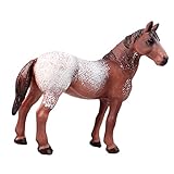 Jouet cheval réaliste - petit et, peut être utilisé comme jouet éducatif pour l'éducation de la petite enfance, figurine de cheval jouet