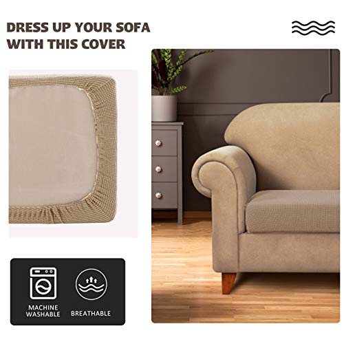 image for NC HOME Water Repellent Sofa Seat Cushion Covers Stretch Furniture Pro