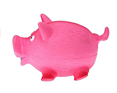 Tau Trading Glitschige Laut und Funny Hund Spielzeug, Pink-Pig
