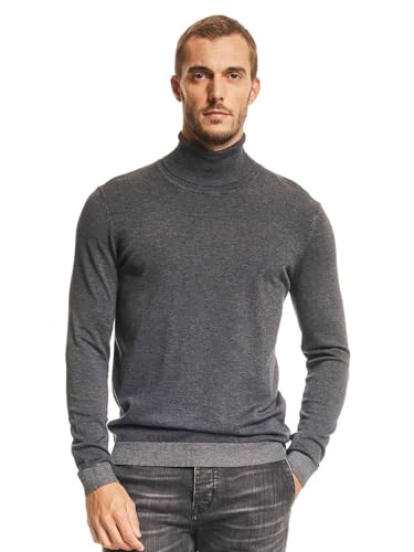 Pull col roulé gris homme Gaudi 121GU53005 vêtements en maille