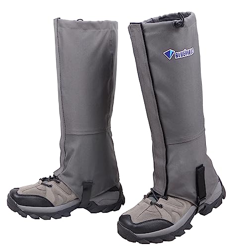 Azarxis Leg Gaiters for Men Women Ladies Waterproof Lightweight Durable Breathable Hiking Climbing Cycling Gardening Outdoor Research – Black