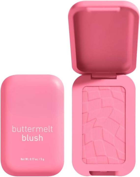 Buttermelt Powder Blush, Up To 12H Wear, Seamless Blending, Fade and Transfer Resistant (Pink, S)-picture-16