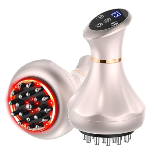 Lymphatic Drainage Massager, Anti Cellulite Massage Tool For Belly & Thigh Stretch Marks & Cellulite Reduction, Handheld Massage tools for Sciatica Nerve, shoulder, Hip, Muscle, Low Back Pain Relief