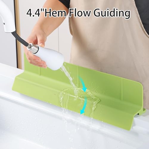 46 cm Silikon Spritzschutz für Spüle, Grün – Ansicht 5