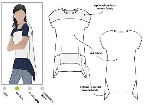 Style Arc Sewing Pattern - Maris Top (Sizes 18-30)
