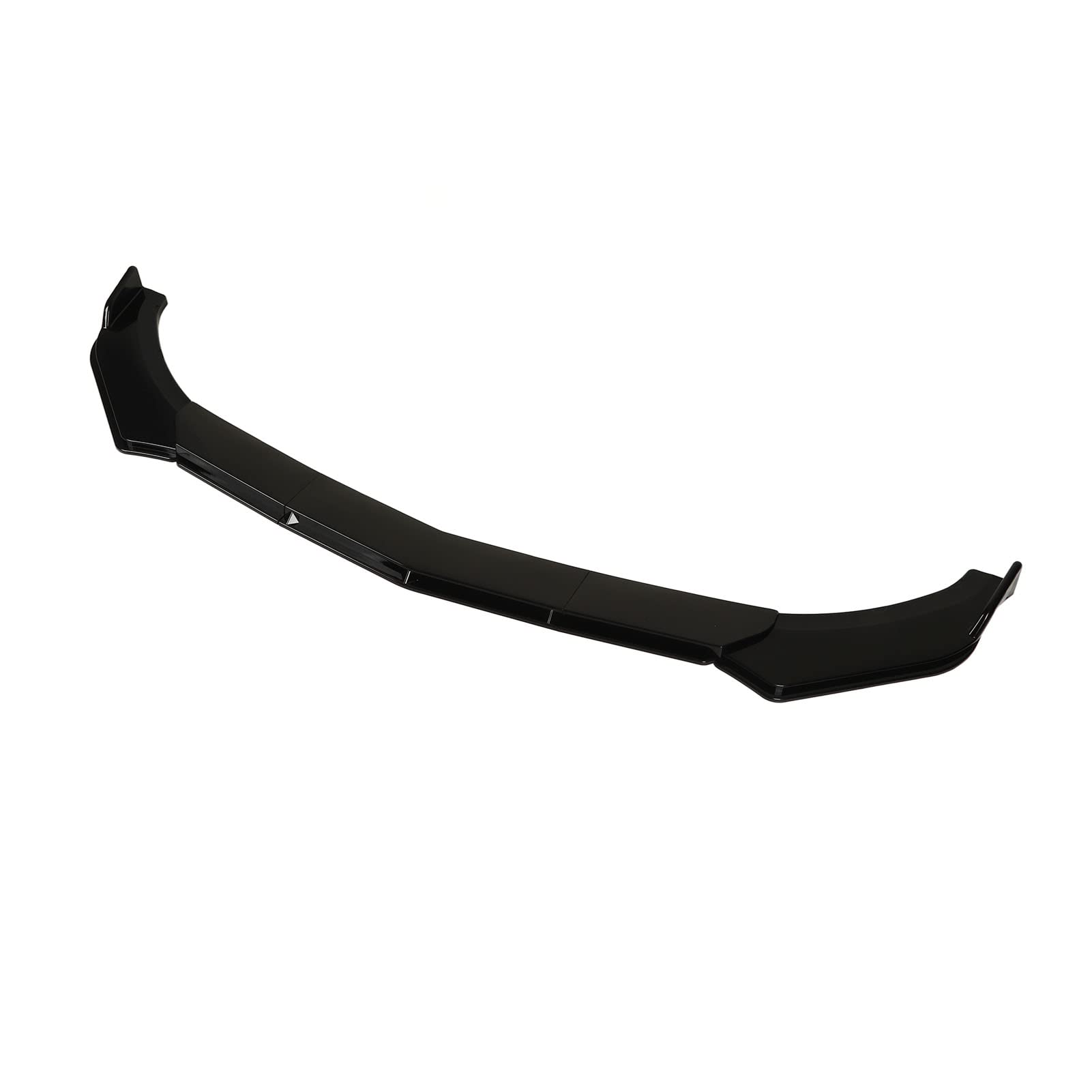 banapoy Lip Parachoques Delantero,5Pcs 110 a 140Mm Ajustable Universal Elegante Alerón Coche, Anti Colisión Parachoques Spoiler Body Kit, Mods Exterior Coche, Piezas Modificación (Negro Brillante)