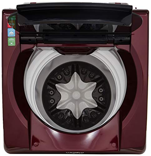 Image of Whirlpool 6.5 Kg Fully-Automatic Top Loading Washing Machine (360 degree BLOOMWASH ULTRA SC 6.5 10YMW, Pearl Wine, Inbuilt Heater)