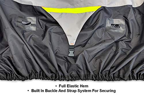 Weatherproof Max UTV Cover Compatible with 2018 John Deere Gator Xuv825m S4 – Outdoor & Indoor – Water, Snow, Sun – Built-in Securing Straps – Includes Free Storage Bag