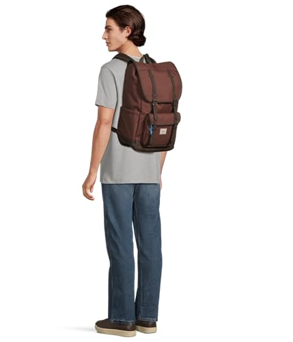 Image of Herschel Supply Co. Unisex Little America Backpack Bitter Chocolate /Dark Roast