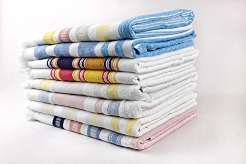 Taka Fabrics 2 Pieces Packed Peshtamel Loincloth Towel Collection 100% Cotton Towel, Beach Towel, Bath Towel, Hand Face Towel, Home Towel Sets (150x75cm, 8659-V1) - Image 4