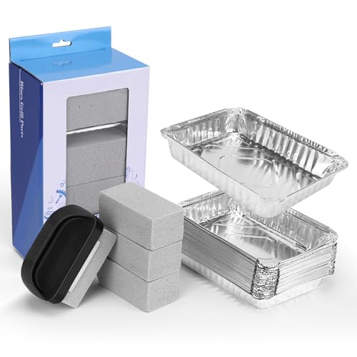 31% off 25-Pack Aluminum Drip Pans & 4 Pumice Grill Cleaners
