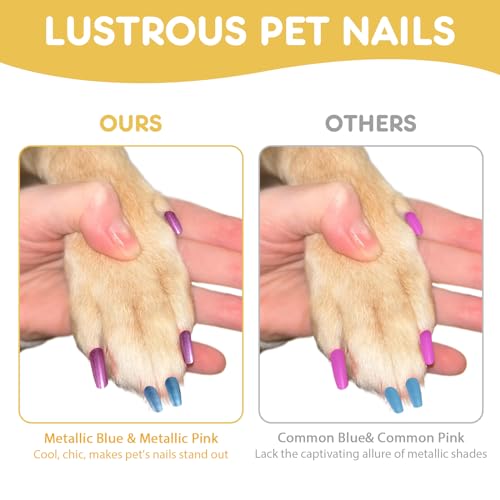 Image of Dog Nail Polish Pens Quick Dry,12 Colors Pet Nail Polish Kit for Dogs,Cats or Birds,Dog Safe Nail Polish and Easy to Apply,Nail Polish Pens for Dogs, Christmas Dog Nail Polish,Ideal Gifts for Dog