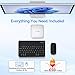 【3 Years Guarantee】Blackview MP50 Radeon Vega 8 Graphics Mini PC with Mouse and Keyboard, Ryzen 5, Win 11 Pro, 16GB+512GB SSD, 4K@60Hz HDMI+DP 2026 Silent Mini Desktop Computer, Ideal for Home/Office