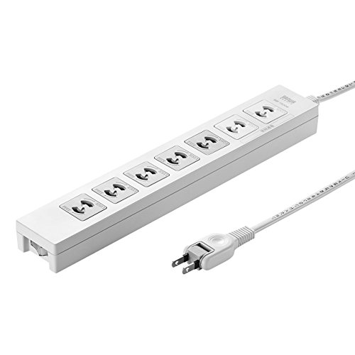 Amazon.co.jp: サンワサプライ 電源タップ 5個口連動集中