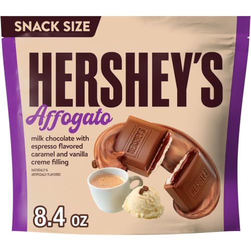 HERSHEY'S Affogato Flavored Snack Size, Candy Bag, 8.4 oz