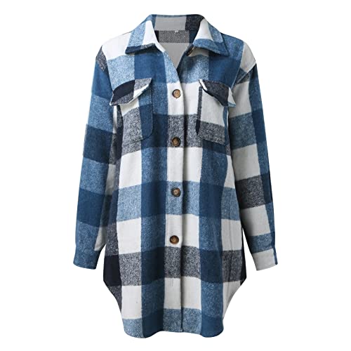 Manteau en laine long pour femme veste chic et chaude d'hiver