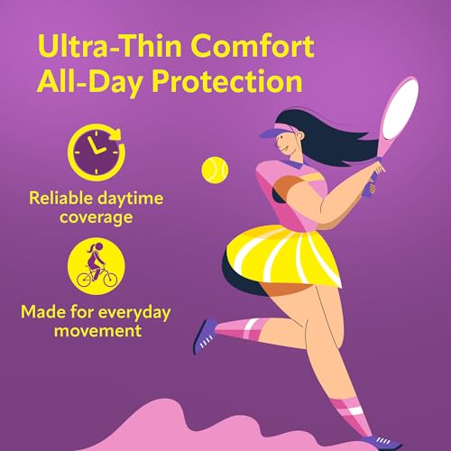 Image of Evereve Ultra-Thin Sanitary Pads for Women, XL+ 320mm, Longest & Widest Day Pad, Soft & Breathable Fabric, Rash-Free Comfort, Instant Absorption, Dry Feel Protection, Lightweight Pads, Pack of 24x2