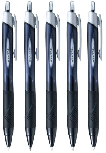 Uniball Jetstream - Penna a sfera retrattile, 0,7 mm, colore: rosso