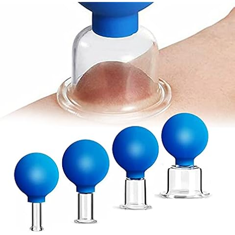 Juego de ventosas de cristal para masaje facial Cover