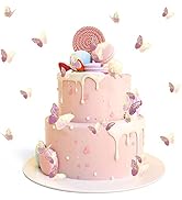 30 Pezzi Farfalla Topper per Torte Farfalla Decorazioni per Torte