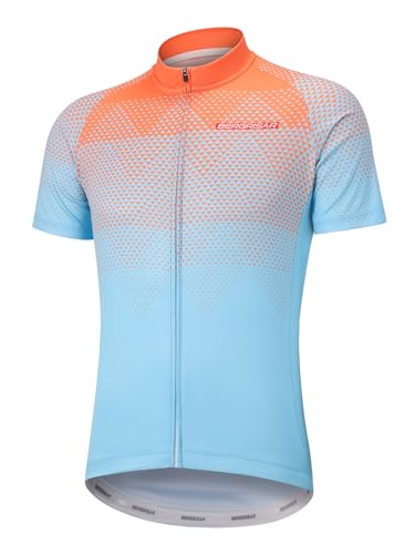 BERGRISAR Men's Cycling Jerseys Short Sleeves Bike Shirt